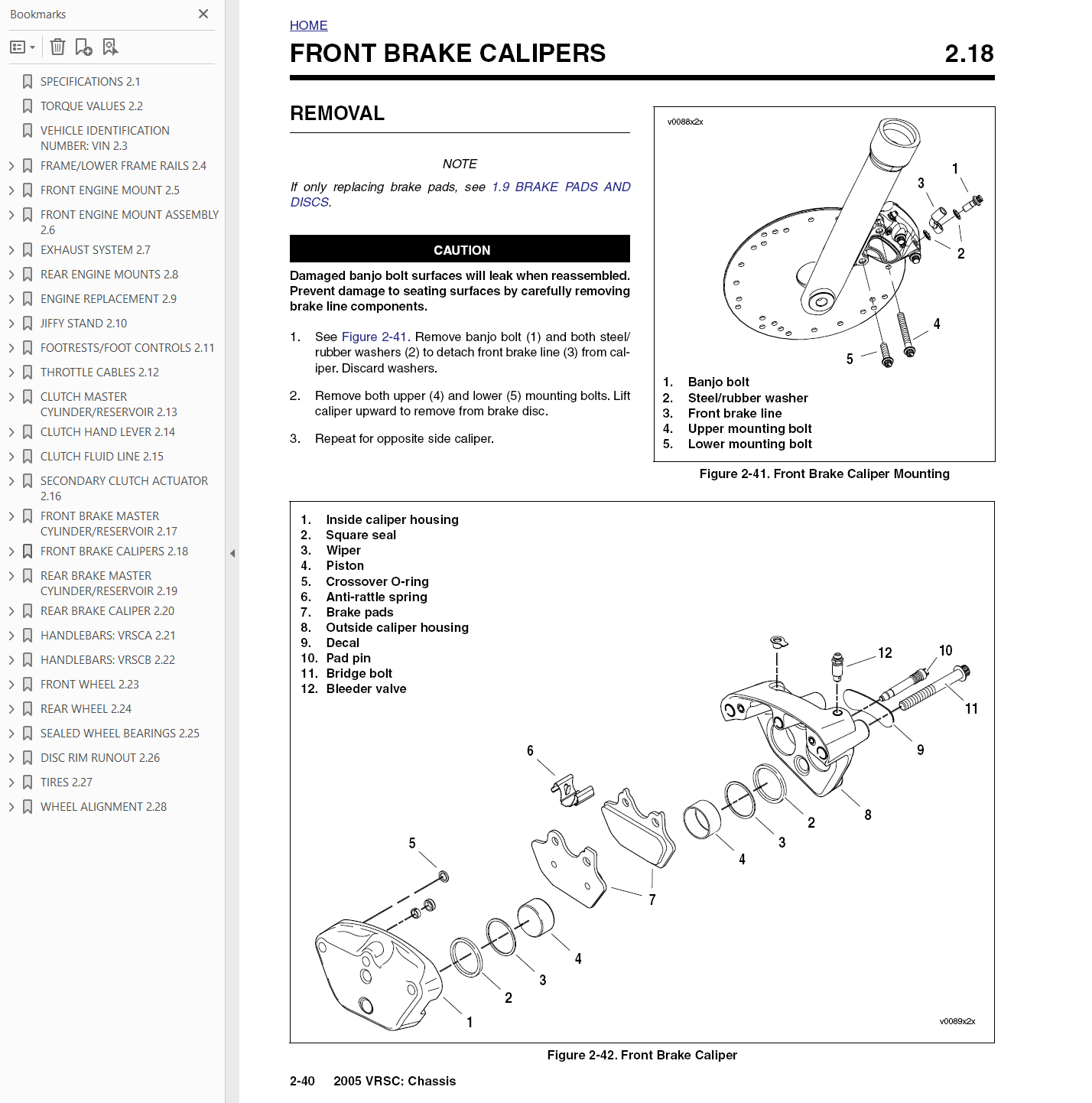 2005 Harley V-Rod Service Repair Manual - Image 4