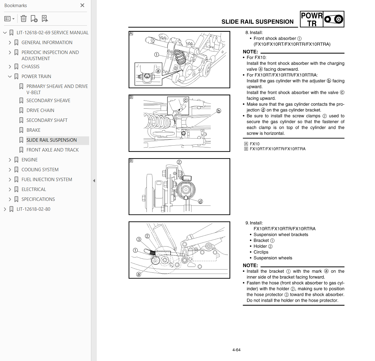 2008-2009 Yamaha FX Nytro Snowmobile Service Manual (All Models) - Image 3