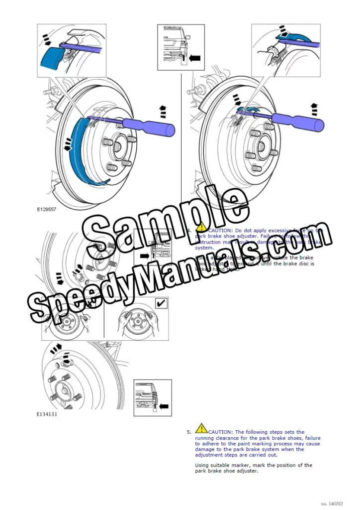 Land Rover LR4 workshop manual sample page